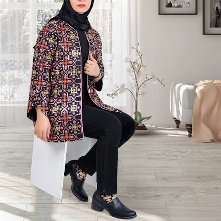 تصویر 2 از کت سوزن‌ دوزی زنانه مخصوص فصل بهار
